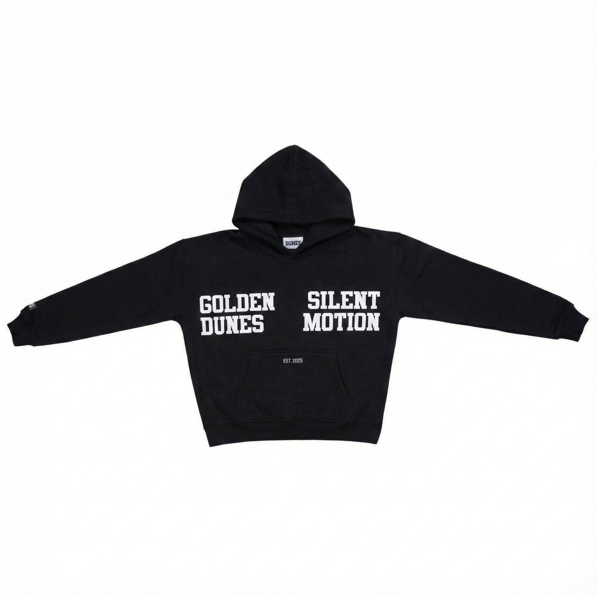 GOLDEN SILENCE HOODIE | BLACK